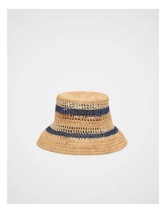 Multi Raffia Bucket Hat