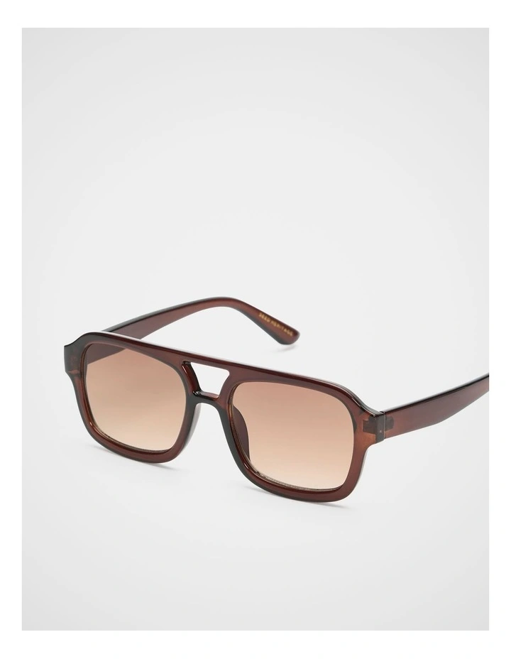 Zoe Navigator Sunglasses in Dark Espresso image 3