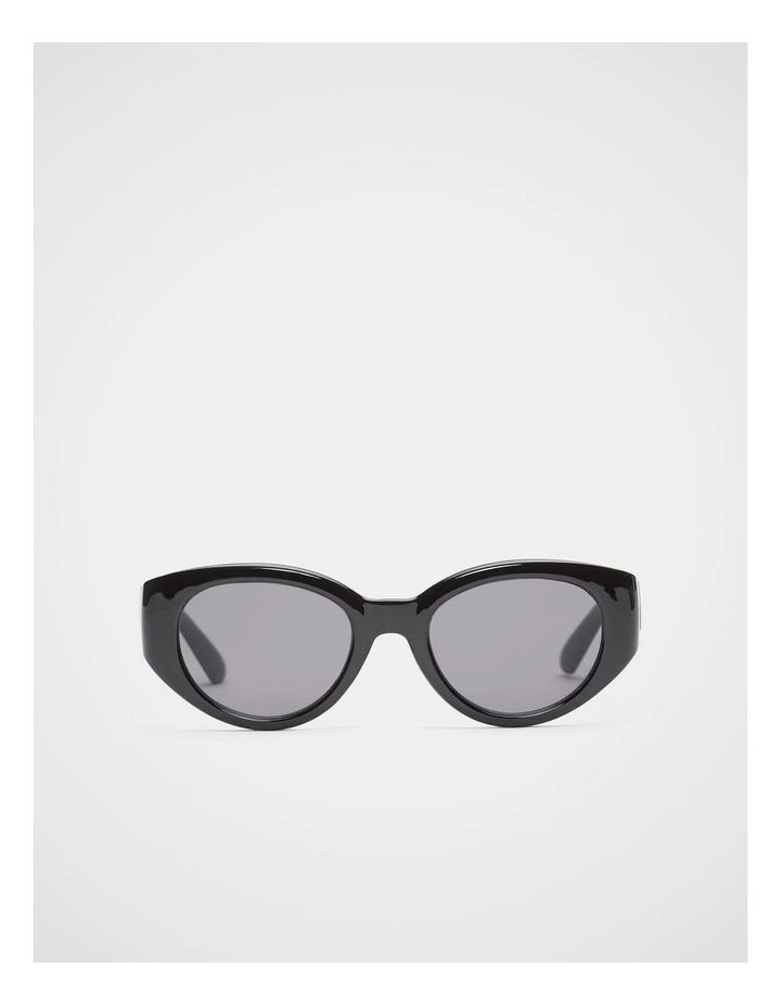 Katie Cateye Sunglasses in Black image 1