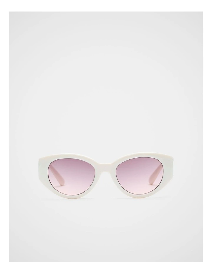 Katie Cateye Sunglasses in Cream image 1