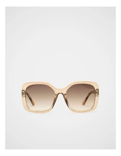 Andi Oversized Sunglasses in Warm Sand