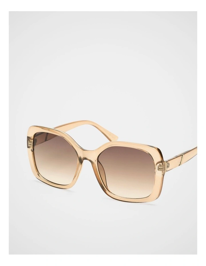 Andi Oversized Sunglasses in Warm Sand image 3