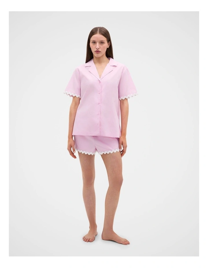 Rick Rack PJ Set in Petal Pink image 1