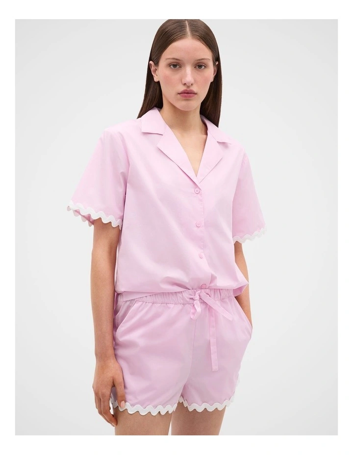 Rick Rack PJ Set in Petal Pink image 4
