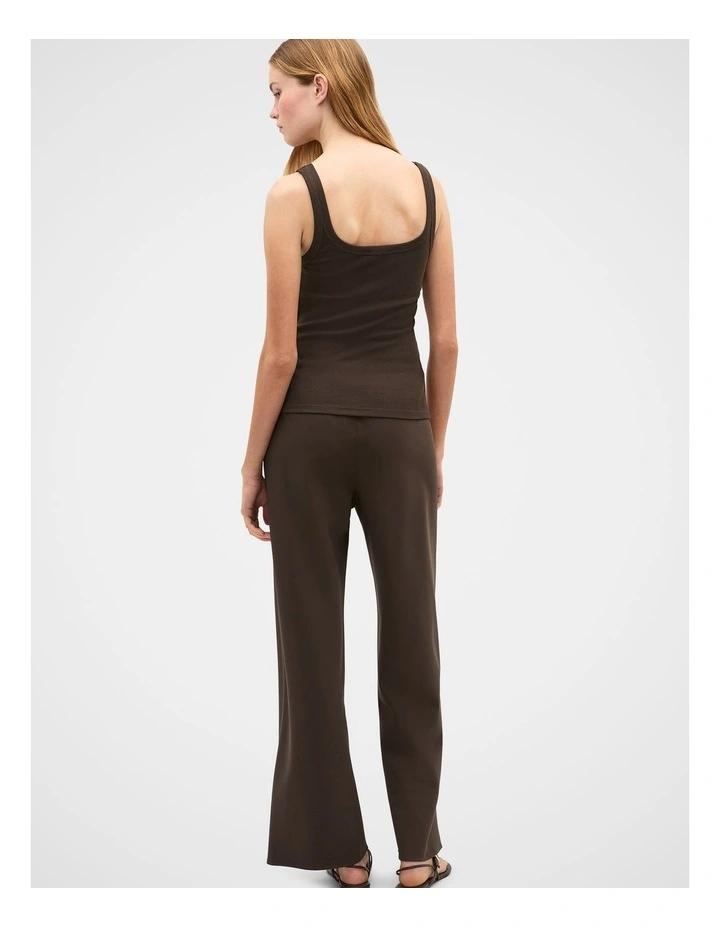 Core Heritage Rib Tank in Dark Espresso image 3