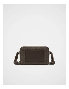 Textured Camera Bag in Dark Espresso