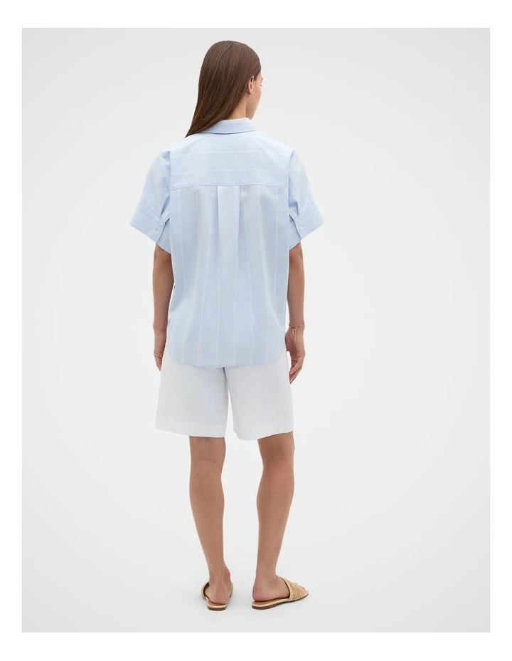 Cotton Stripe Pocket Shirt image 2