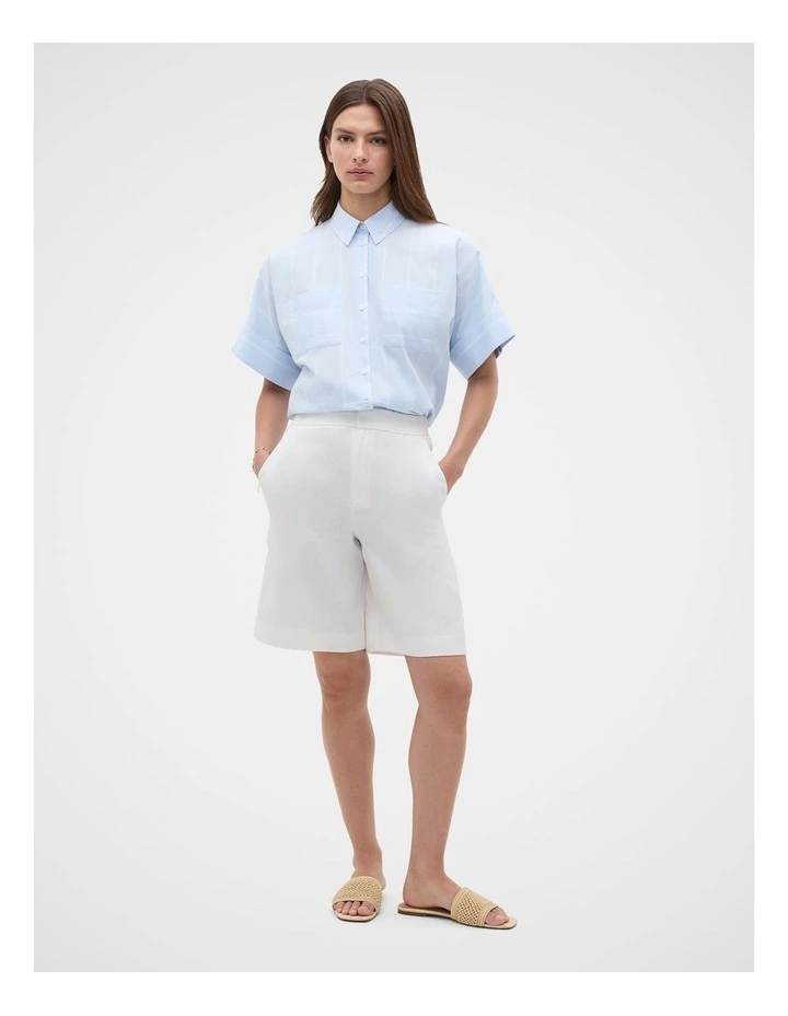 Cotton Stripe Pocket Shirt image 4