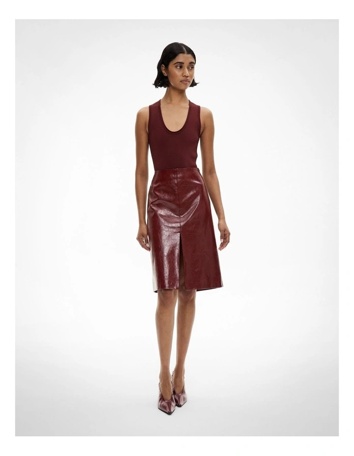 Compact Bodysuit in Bordeaux image 3