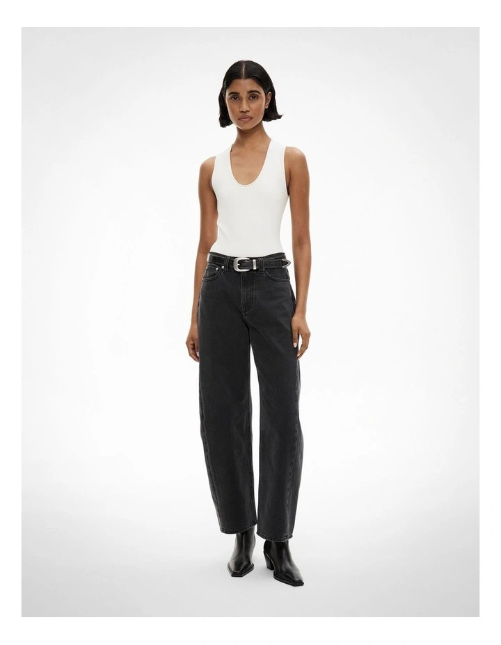 Compact Bodysuit in Fresh White image 2