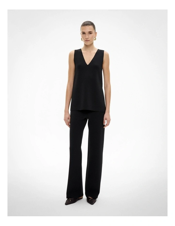 Milano Knit Pant in Black image 2