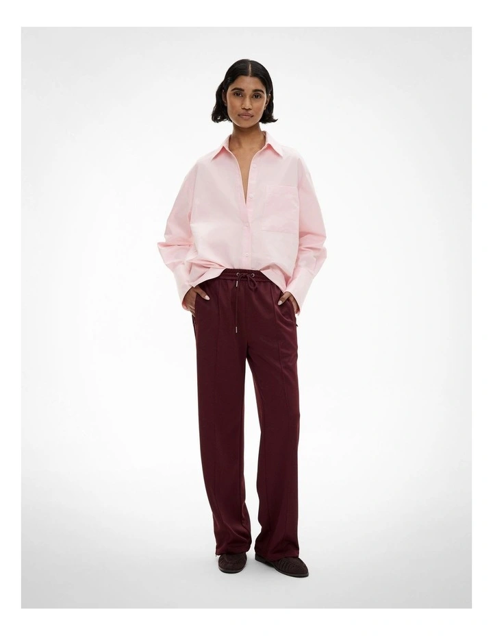 Cotton Oxford Shirt in Powder image 2