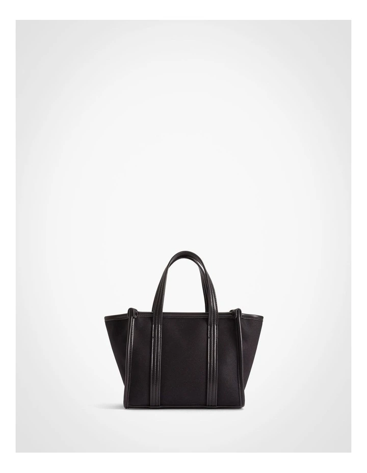 Millie Mini Tote Bag in Black image 1