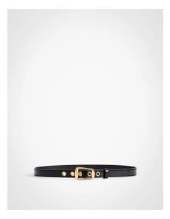 Alba Slim Belt in Black