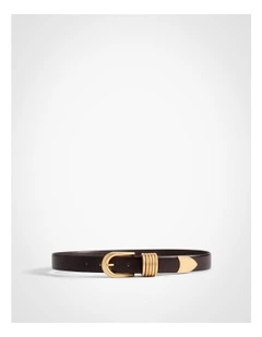 Clarissa Wide Belt in Espresso