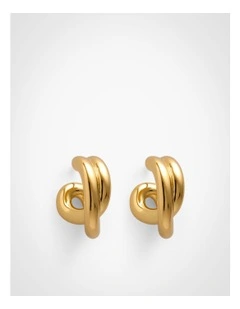 Esme Small Hoop Earrings in Gold
