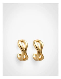 Esme Hoop Earrings in Gold
