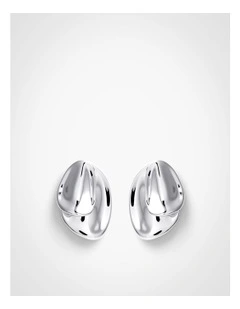 Lily Earrings in Silver
