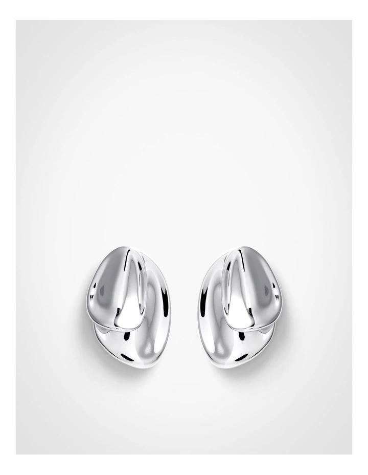 Lily Earrings in Silver image 1