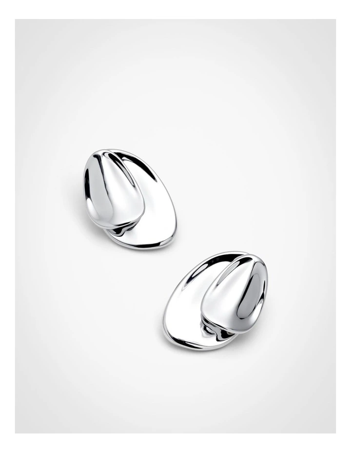 Lily Earrings in Silver image 4