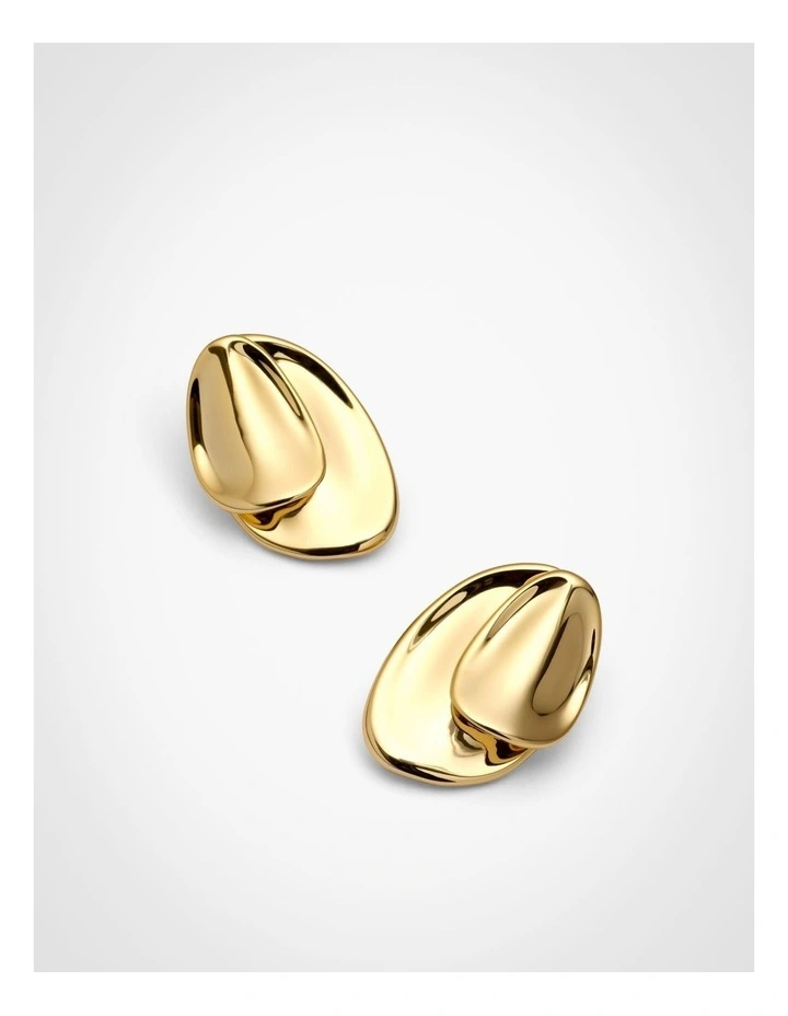 Lily Earrings in Gold image 4