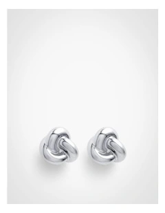Wren Stud Earrings in Silver