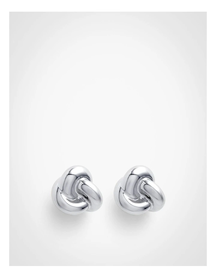 Wren Stud Earrings in Silver image 1
