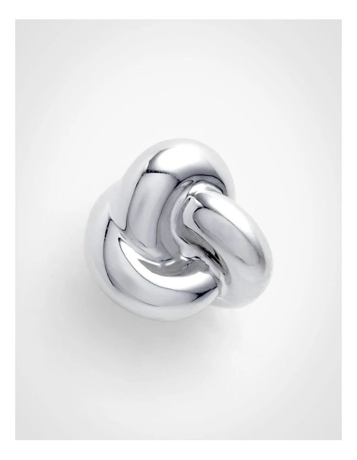 Wren Stud Earrings in Silver image 2