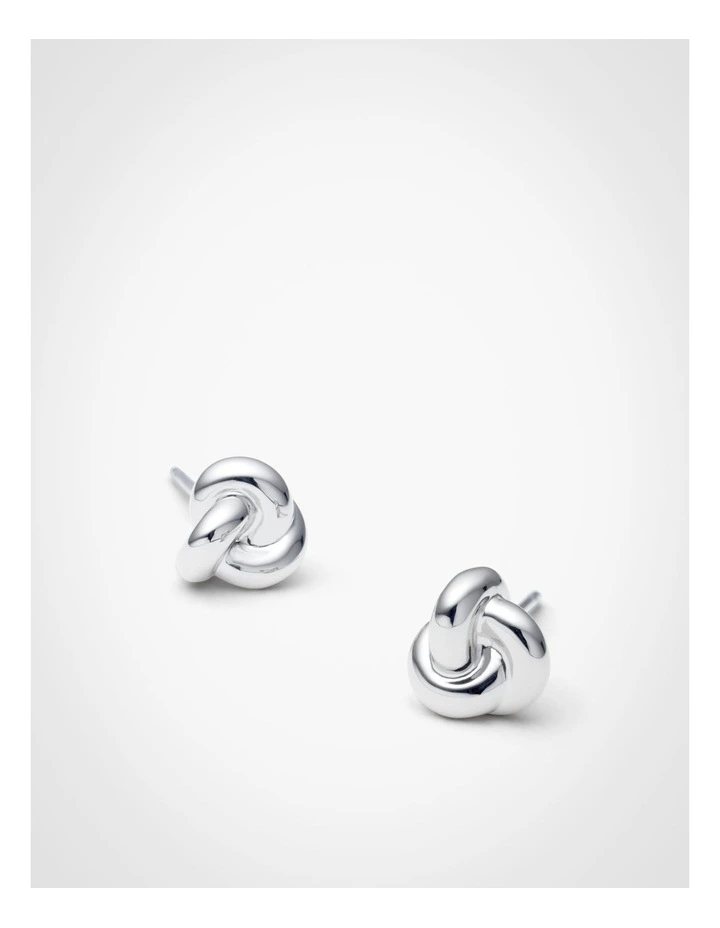 Wren Stud Earrings in Silver image 3