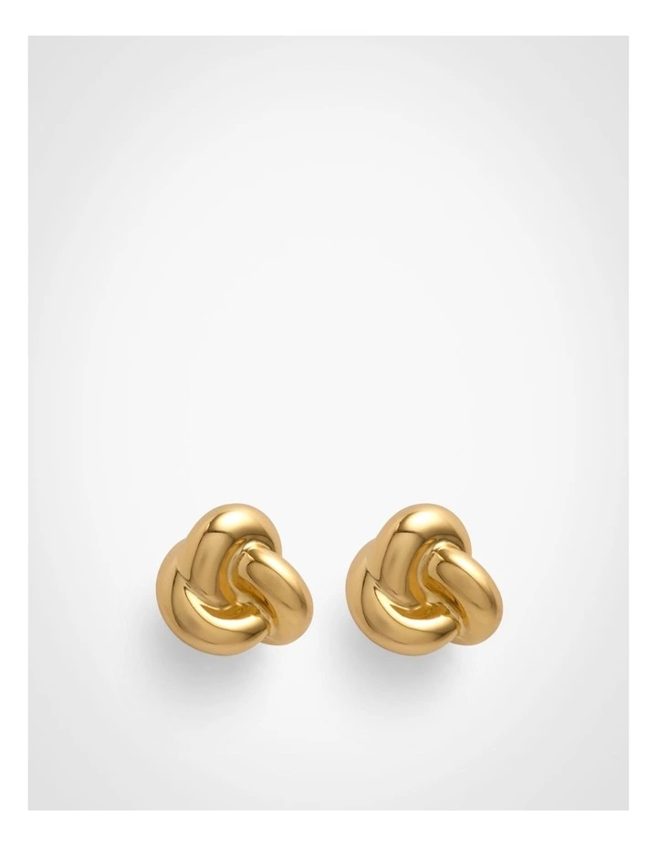 Wren Stud Earrings in Gold image 1