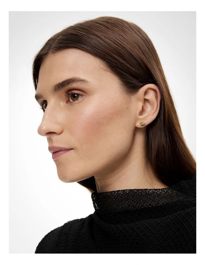 Wren Stud Earrings in Gold image 2