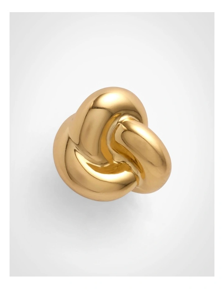 Wren Stud Earrings in Gold image 3