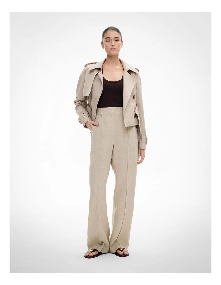 High Rise Pants in Sand image 2