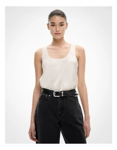 Scoop Camisole in Chalk