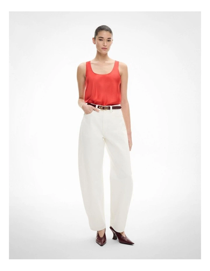 Scoop Camisole in Flame image 2