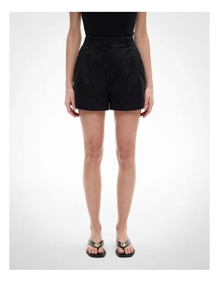 Tailored Shorts in Black image 1