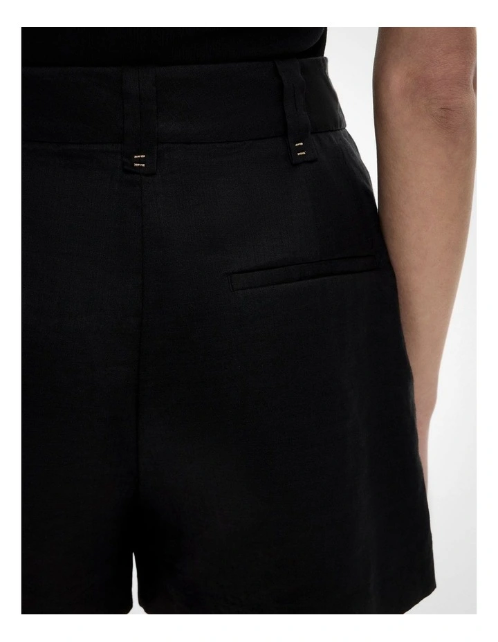 Tailored Shorts in Black image 4