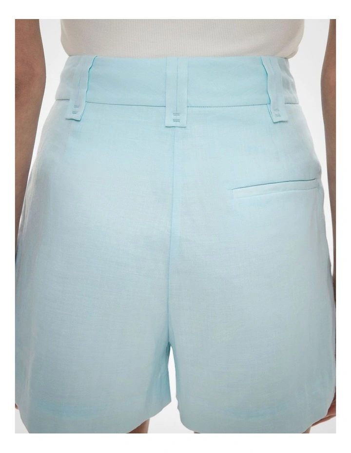 Tailored Shorts in Aquamarine image 5
