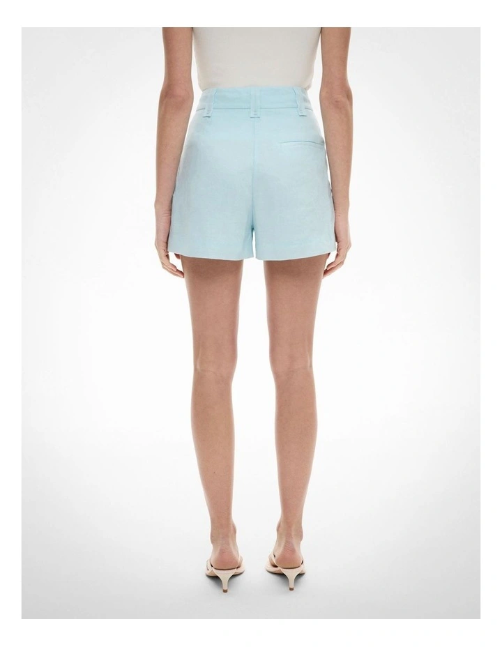 Tailored Shorts in Aquamarine image 6