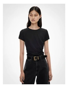 Mesh Baby T-shirt in Black