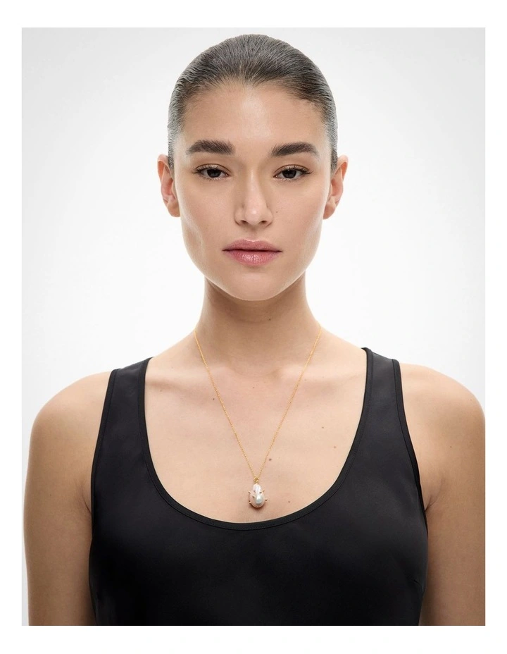 Kaylah Necklace in Gold image 2