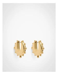 Rowan Huggie Earrings in Gold