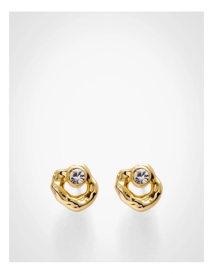 Brynne Stud Earrings in Gold image 1