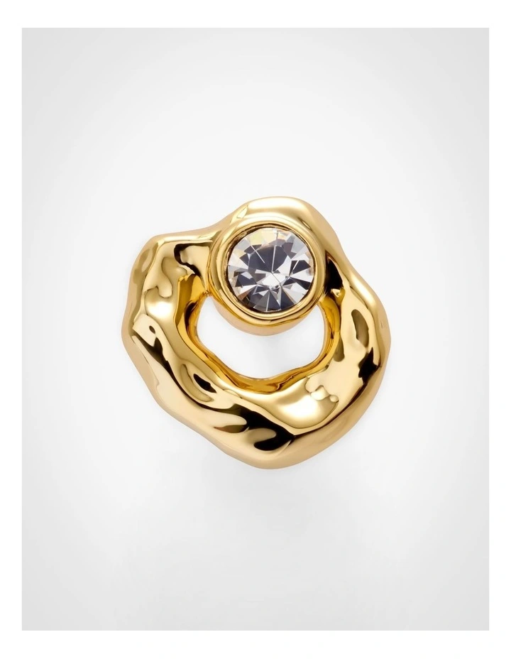 Brynne Stud Earrings in Gold image 3