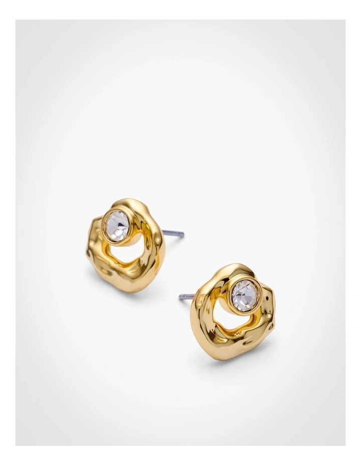 Brynne Stud Earrings in Gold image 4