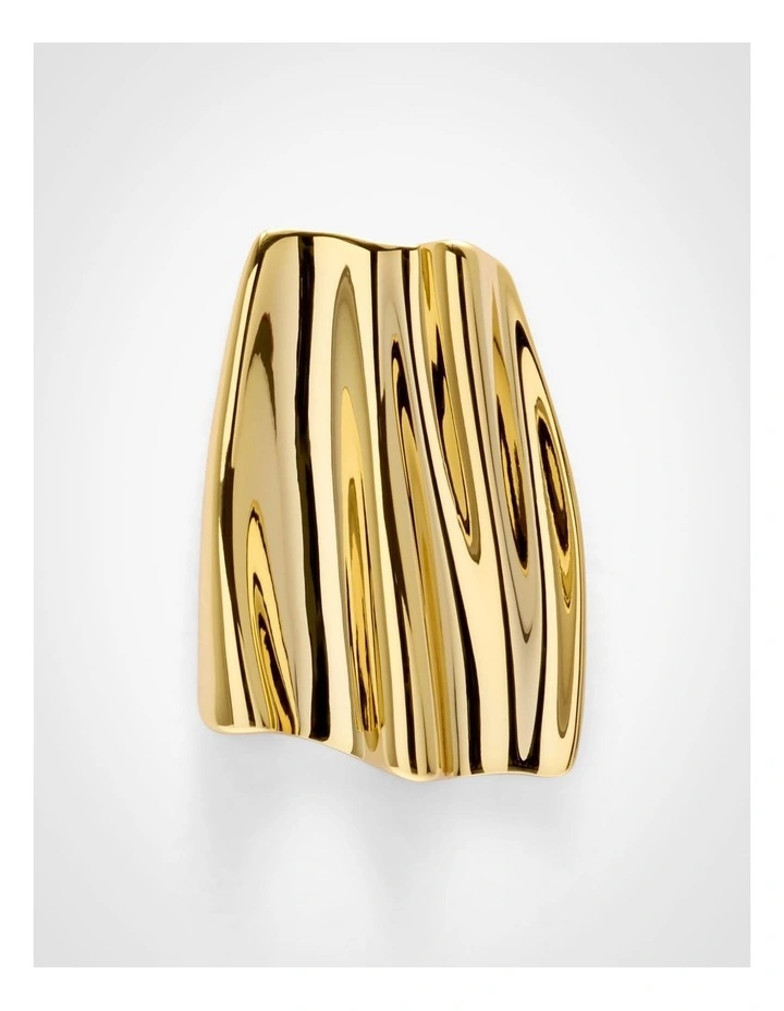 Nadia Earrings in Gold image 3