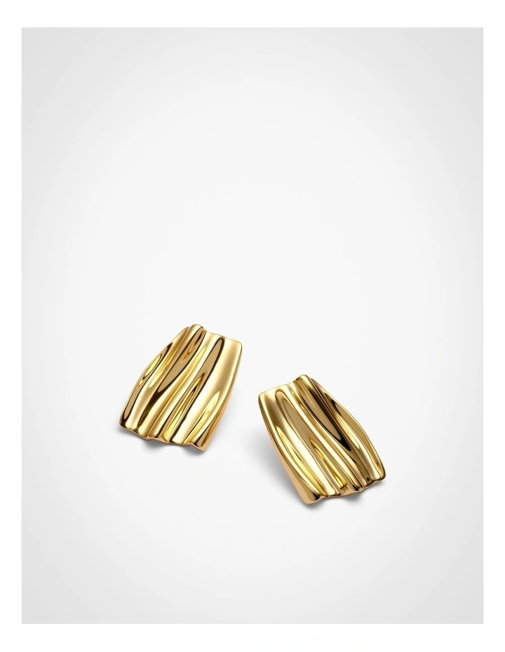 Nadia Earrings in Gold image 4