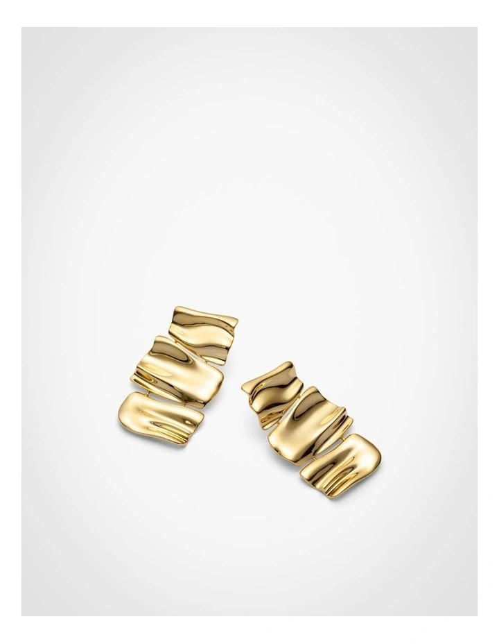 Nadia Drop Earrings in Gold image 5