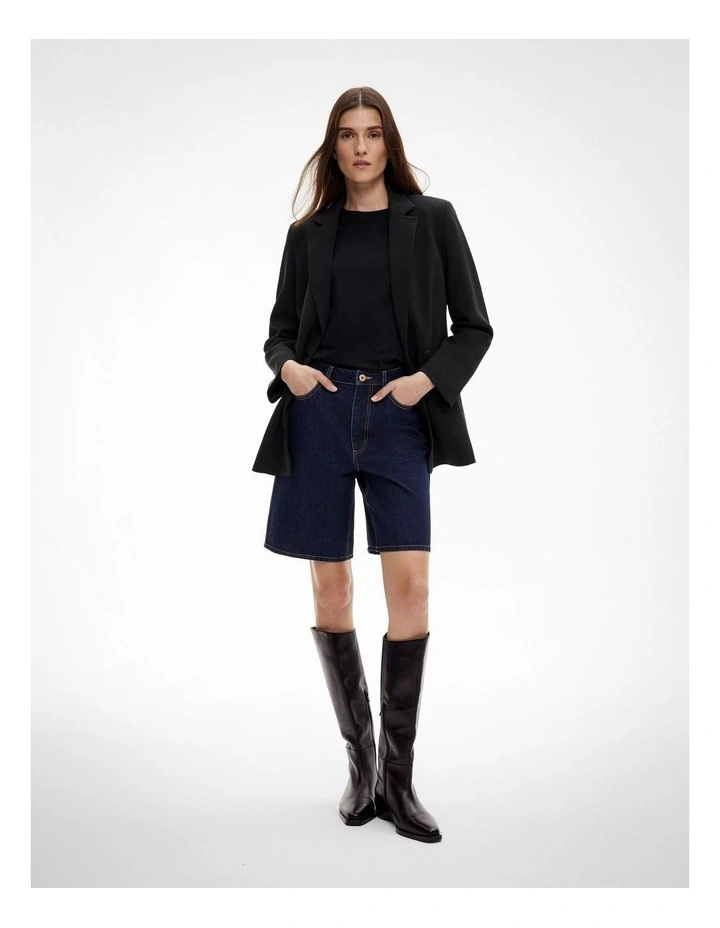 Bermuda Denim Shorts in Blue image 2
