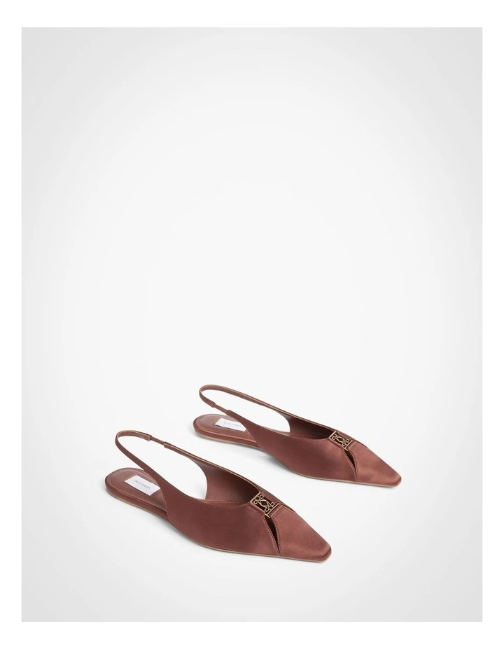 Nikki Flats in Dark Maple Rose image 3